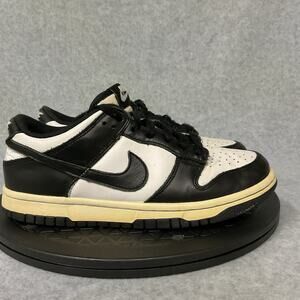 Nike Dunk Low GS Panda Black/White Shoes-Size 5 Y